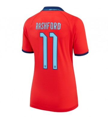England Marcus Rashford #11 Bortatröja Kvinnor VM 2022 Kortärmad